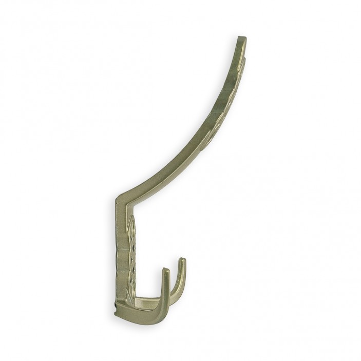 Luxury furniture hanger for hallway and corridor with braid - 5215 - satin 14. Furniture hooks