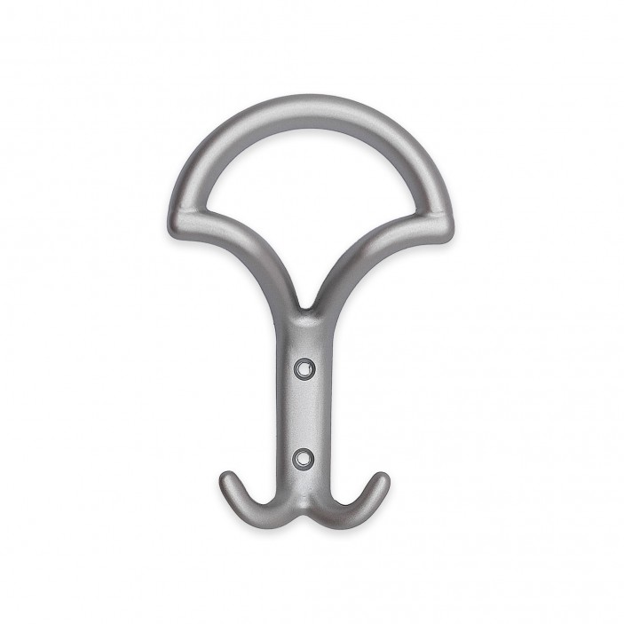 Furniture hanger 636. Modern coat hanger, satin 14L.636.04 - 14. Furniture hooks Furniture hanger 636. Modern coat hanger, satin 14. Furniture hooks