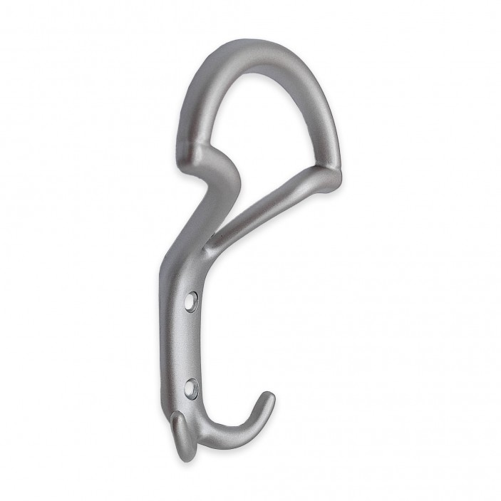 Furniture hanger 636. Modern coat hanger, satin 14L.636.04 - 14. Furniture hooks Furniture hanger 636. Modern coat hanger, satin 14. Furniture hooks