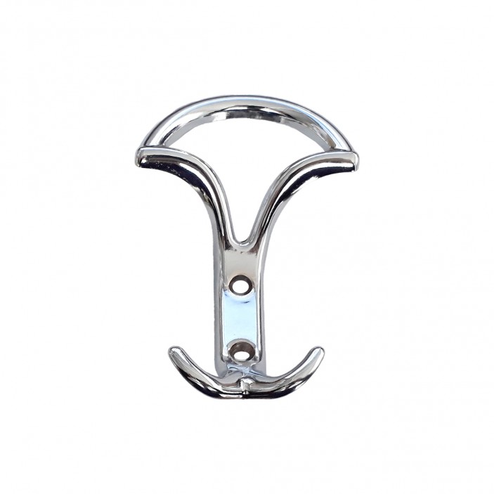 Hallway coat hanger - model 638 - chrome 14. Furniture hooks