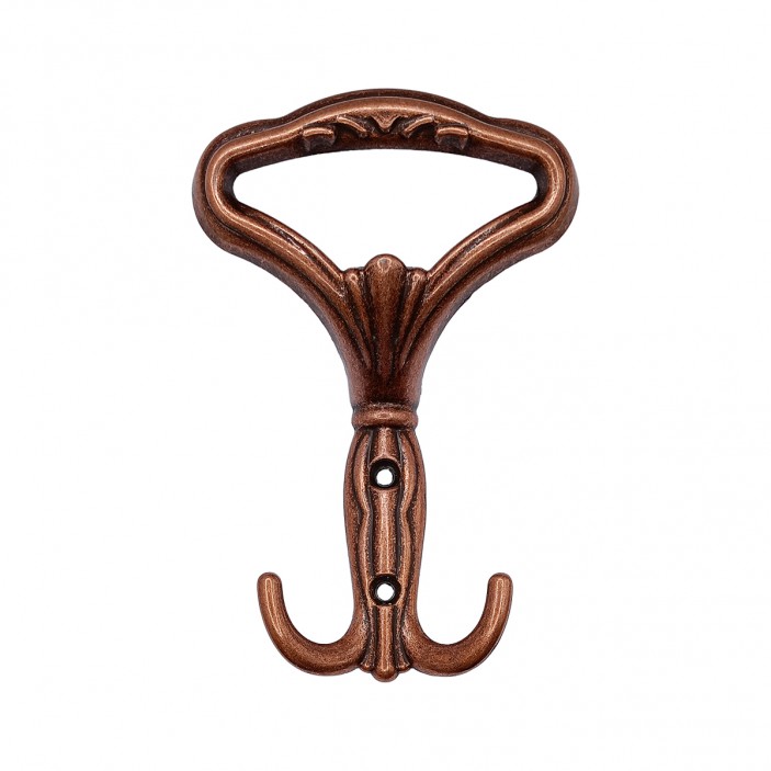 Закачалка за портманто и антре - 645, мед антик 14. Мебелни закачалки