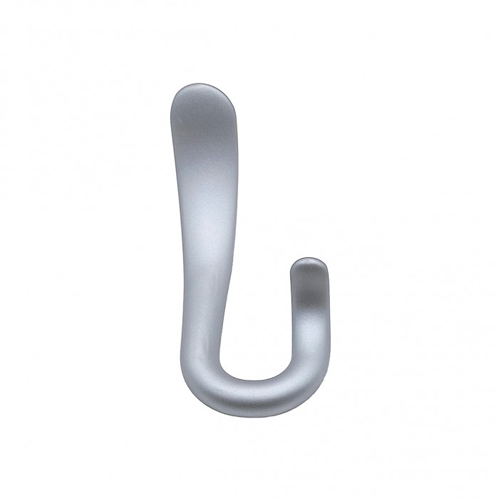 Furniture hanger in an elegant abstract shape - 728 - matte chrome 14. Furniture hooks
