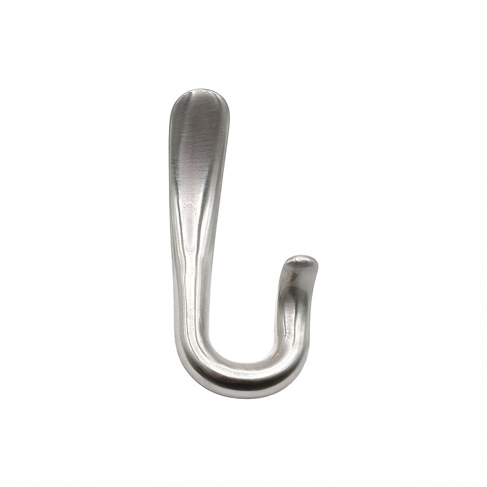 Furniture hanger in an elegant abstract shape - 728 - inox 14L.728.08 - 14. Furniture hooks Furniture hanger in an elegant abstract shape - 728 - inox 14. Furniture hooks
