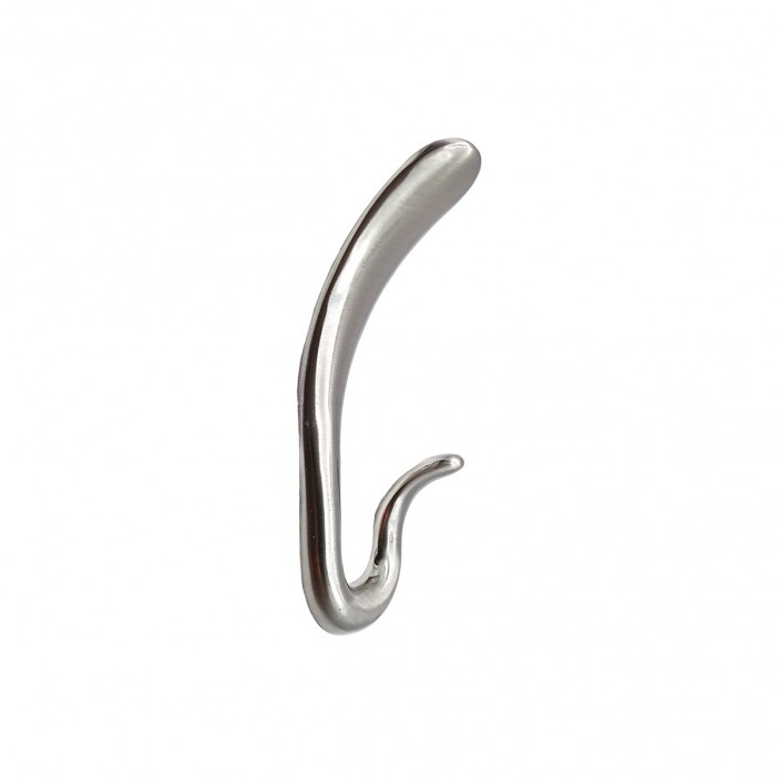Furniture hanger in an elegant abstract shape - 728 - inox 14L.728.08 - 14. Furniture hooks Furniture hanger in an elegant abstract shape - 728 - inox 14. Furniture hooks