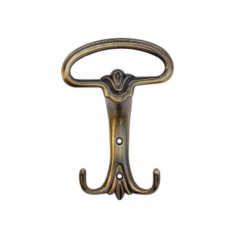 Furniture clothes hanger - 5041 - antique gold matt 14. Furniture hooks
