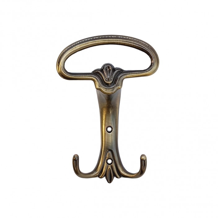 Furniture clothes hanger - 5041 - antique gold matt 14. Furniture hooks