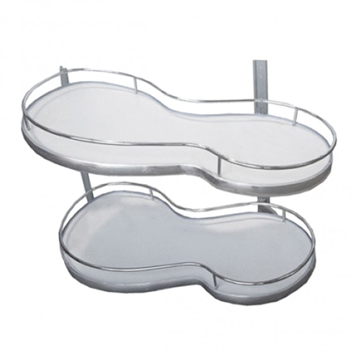 Blind corner cabinet mechanism 450mm, chrome Kitchen cabinet mechanisms and racks