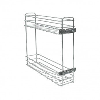 IVENTO DK – Кухненска бутилиера за шкаф с дълбочина 450 мм и ширина 150-200-250 мм, подвижна планка