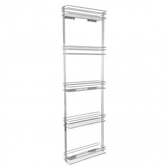 Built-in mechanism with 5 baskets for hidden guide with partial opening Kitchen cabinet mechanisms and racks