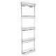 Built-in mechanism with 5 baskets for hidden guide with partial opening Kitchen cabinet mechanisms and racks