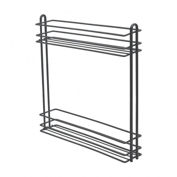 Механизъм за бутилки и препарати за шкаф 150, L 500mm. За скрит водач и с частично изтегляне, цвят черен 18. Кухненски механизми за вграждане