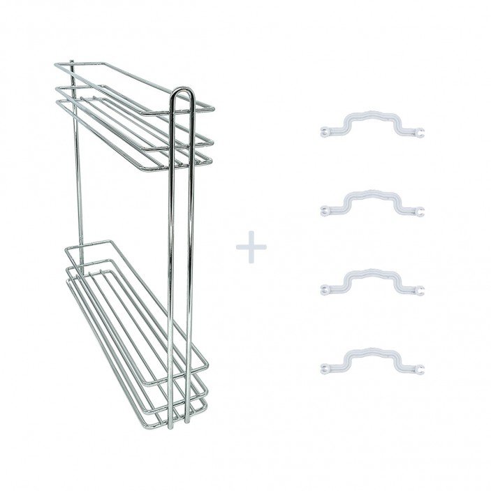 Механизъм за бутилки и препарати, дълбочина 450mm. за скрит монтаж, с различни опции за отваряне Кухненски механизми за вграждане