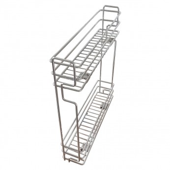 IVENTO TD 1145 Кошница за бутилки и препарати с подвижна планка за скрит монтаж, ЧАСТИЧНО отваряне, D-450mm Кухненски механизми за вграждане