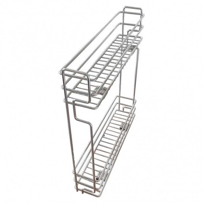 IVENTO TD 1145 Кошница за бутилки и препарати с подвижна планка за скрит монтаж, ЧАСТИЧНО отваряне, D-450mm Кухненски механизми за вграждане