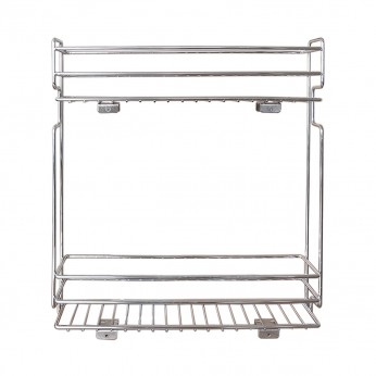 IVENTO TD 1145 Кошница за бутилки и препарати с подвижна планка за скрит монтаж, ЧАСТИЧНО отваряне, D-450mm Кухненски механизми за вграждане