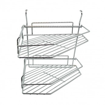 Двуетажна ъглова поставка за тръба 18. Кухненски механизми за вграждане