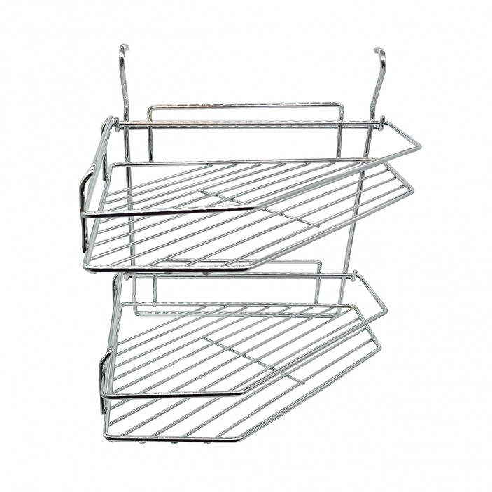 Двуетажна ъглова поставка за тръба 18L.805.41 - 18. Кухненски механизми за вграждане Двуетажна ъглова поставка за тръба 18. Кухненски механизми за вграждане