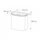 Hanging waste bin - 7L Kitchen accessories