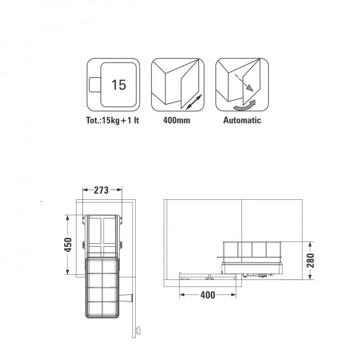 Cleaning agents holder Kitchen accessories