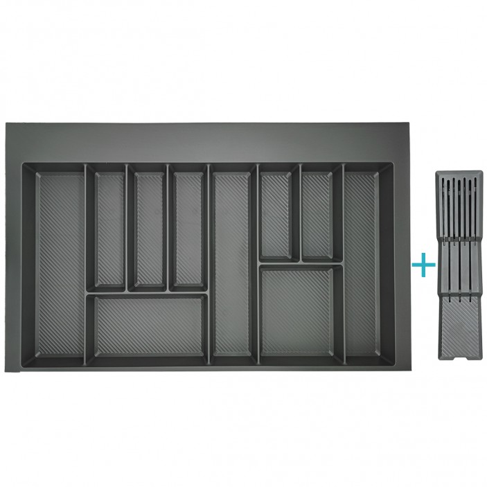 IVENTO Поставка за прибори за хранене за чекмедже 90 см - 850х490х55 мм 19. Аксесоари за кухня