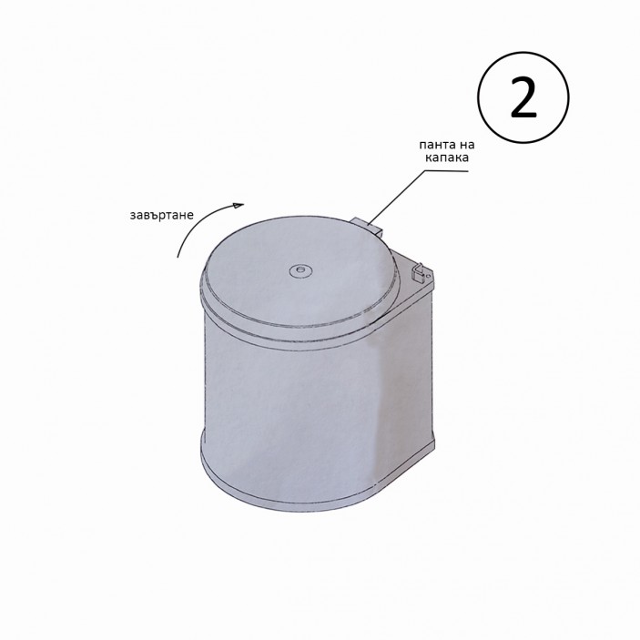 Door mounted bins - 11L  19L.100.01-02 - Kitchen accessories Door mounted bins - 11L  Kitchen accessories