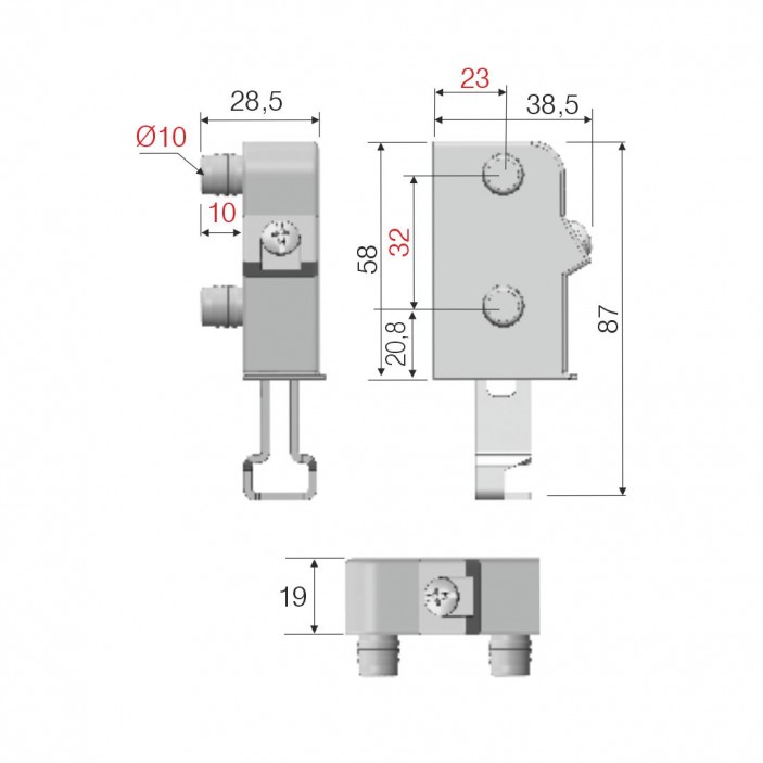 MESSAN Механизъм за окачвачване DASET - ляв и десен 19. Аксесоари за кухня