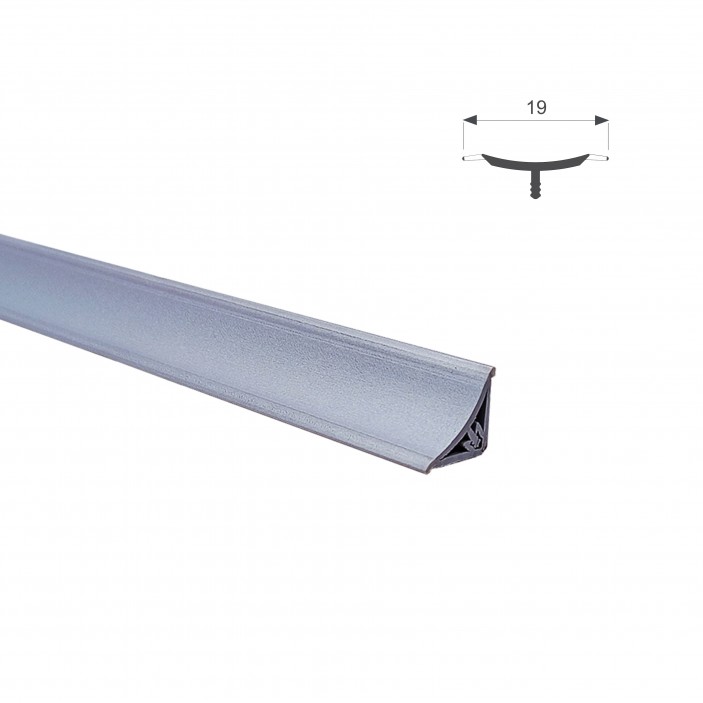 Водобранна лайстна 15х15 мат хром Аксесоари за кухня