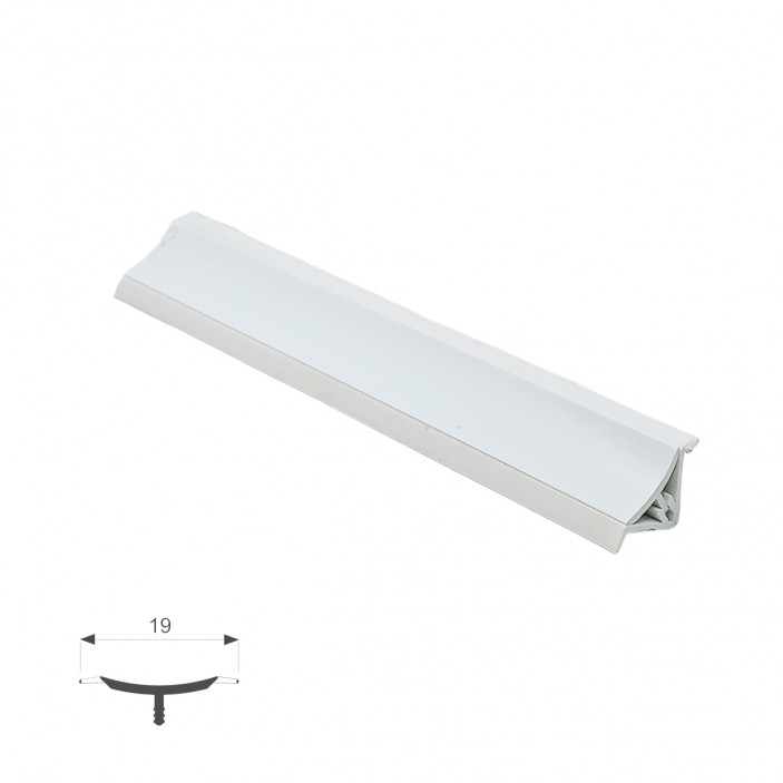 Водобранна лайсна 15х15, бяло 19. Аксесоари за кухня