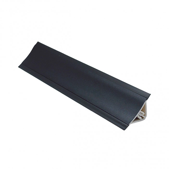 Малка вдлъбната водобранна лайстна, черна 19. Аксесоари за кухня