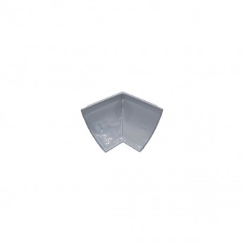 Външен и вътрешен ъгъл за Малка вдлъбната водобранна лайсна, мат хром Външен и вътрешен ъгъл за Малка вдлъбната водобранна лайсна, мат хром