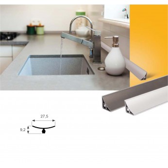 Водобранна лайсна 24x24 алуминий Водобранна лайсна 24x24 алуминий