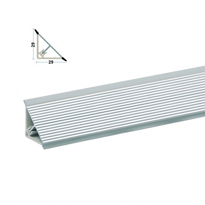 Aluminium standing wall seal profile, linen Kitchen accessories