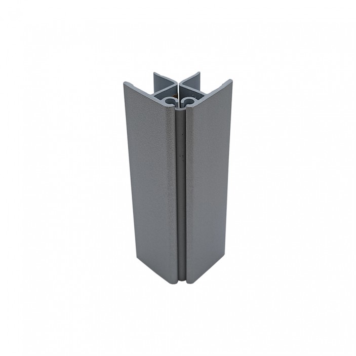 Flexible plinth corner H 10/12/15 matt chrome Kitchen accessories