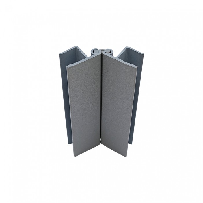 Flexible plinth corner H 10/12/15 matt chrome Kitchen accessories