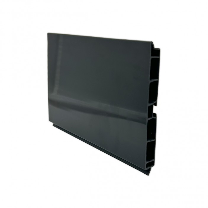Plinth smooth, PVC black gloss Kitchen accessories