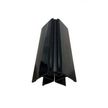 Ъгъл за цокъл чупещ, ПВЦ черно гланц Аксесоари за кухня