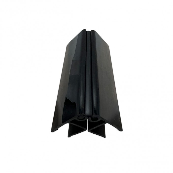 Ъгъл за цокъл чупещ, ПВЦ черно гланц Аксесоари за кухня