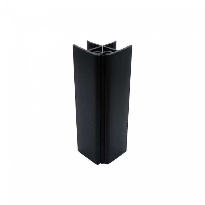 Flexible plinth corner H 100/150 mm, BLACK MAT Kitchen accessories