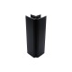 Flexible plinth corner H 100/150 mm, BLACK MAT Kitchen accessories