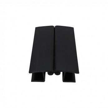 Ъгъл за цокъл чупещ, ПВЦ 100/150 mm, ЧЕРНО МАТ Аксесоари за кухня
