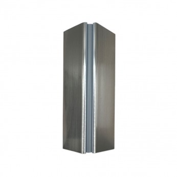 Чупещ Ъгъл за цокъл , ПВЦ 10 / 12 / 15 cm. Шампанско  Инокс