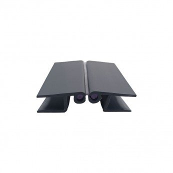 Corner for baseboard, breakable, PVC 100, anthracite Kitchen accessories