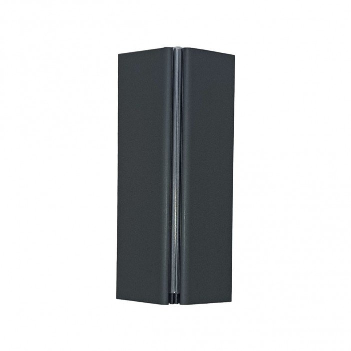 Ъгъл за цокъл чупещ, ПВЦ 100, антрацит Аксесоари за кухня