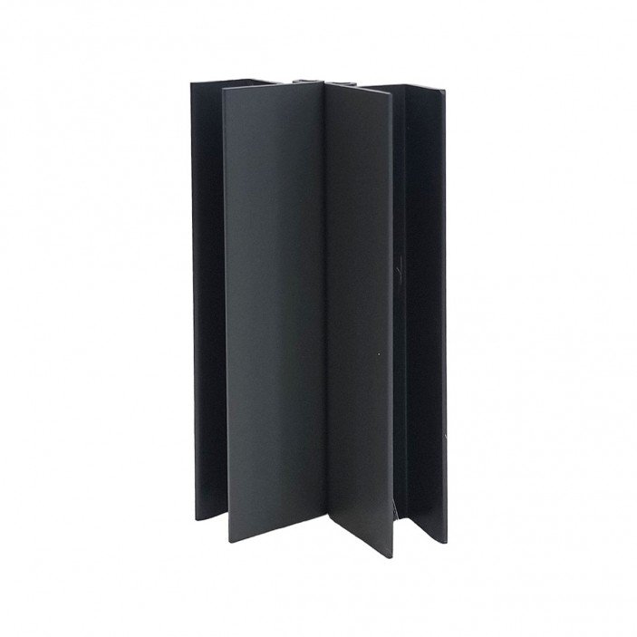 Ъгъл за цокъл чупещ, ПВЦ 100, антрацит Аксесоари за кухня