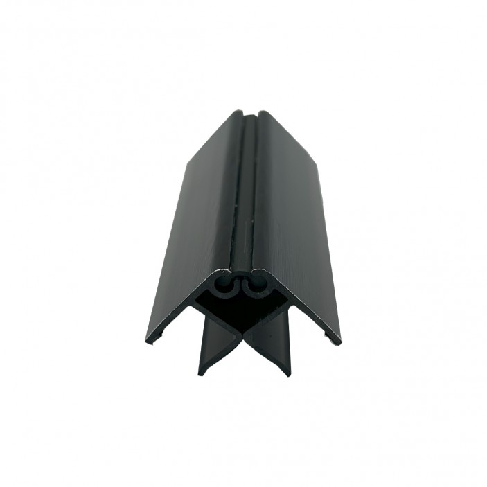 Flexible plinth corner, PVC BRUSHED BLACK Kitchen accessories
