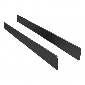 IVENTO Алуминиев страничен завършващ елемент за работен плот 30 или 40 mm, комплект ляв и дясен, черен 19. Аксесоари за кухня