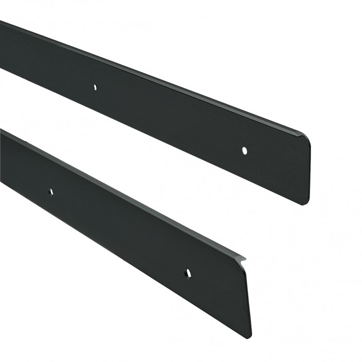 IVENTO Aluminum side end piece for worktop 30 or 40 mm, set left and right, Black 19L.821.01-02 - 19. Kitchen accessories IVENTO Aluminum side end piece for worktop 30 or 40 mm, set left and right, Black 19. Kitchen accessories
