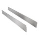 IVENTO Aluminum side end piece for worktop 40 mm, set left and right, inox 19L.831.02 - 19. Kitchen accessories IVENTO Aluminum side end piece for worktop 40 mm, set left and right, inox 19. Kitchen accessories