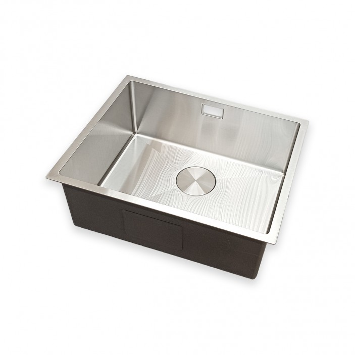IVENTO Sink with siphon for installation under and above the counter. The special coating protects against scratches and ensures silent water drainage. Size 540x440x210 mm, 20. Kitchen sinks and vent hoods