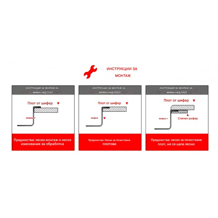 IVENTO Sink with siphon for installation under and above the counter. The special coating protects against scratches and ensures silent water drainage. Size 440x440x210 mm, 20. Kitchen sinks and vent hoods